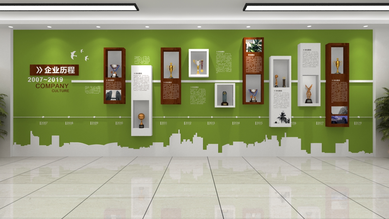 企業(yè)歷程發(fā)展文化墻