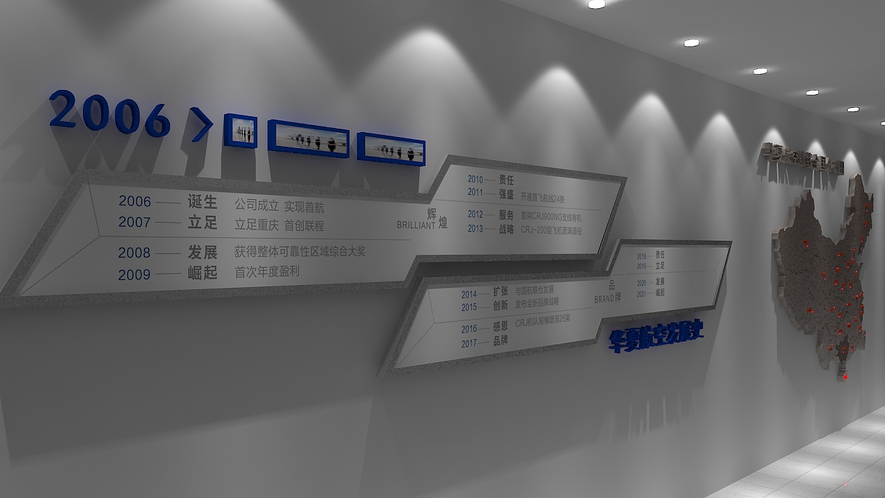 企業(yè)歷程文化墻