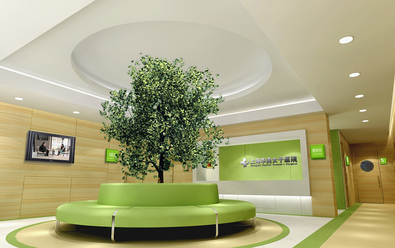 華美女子醫(yī)院形象墻