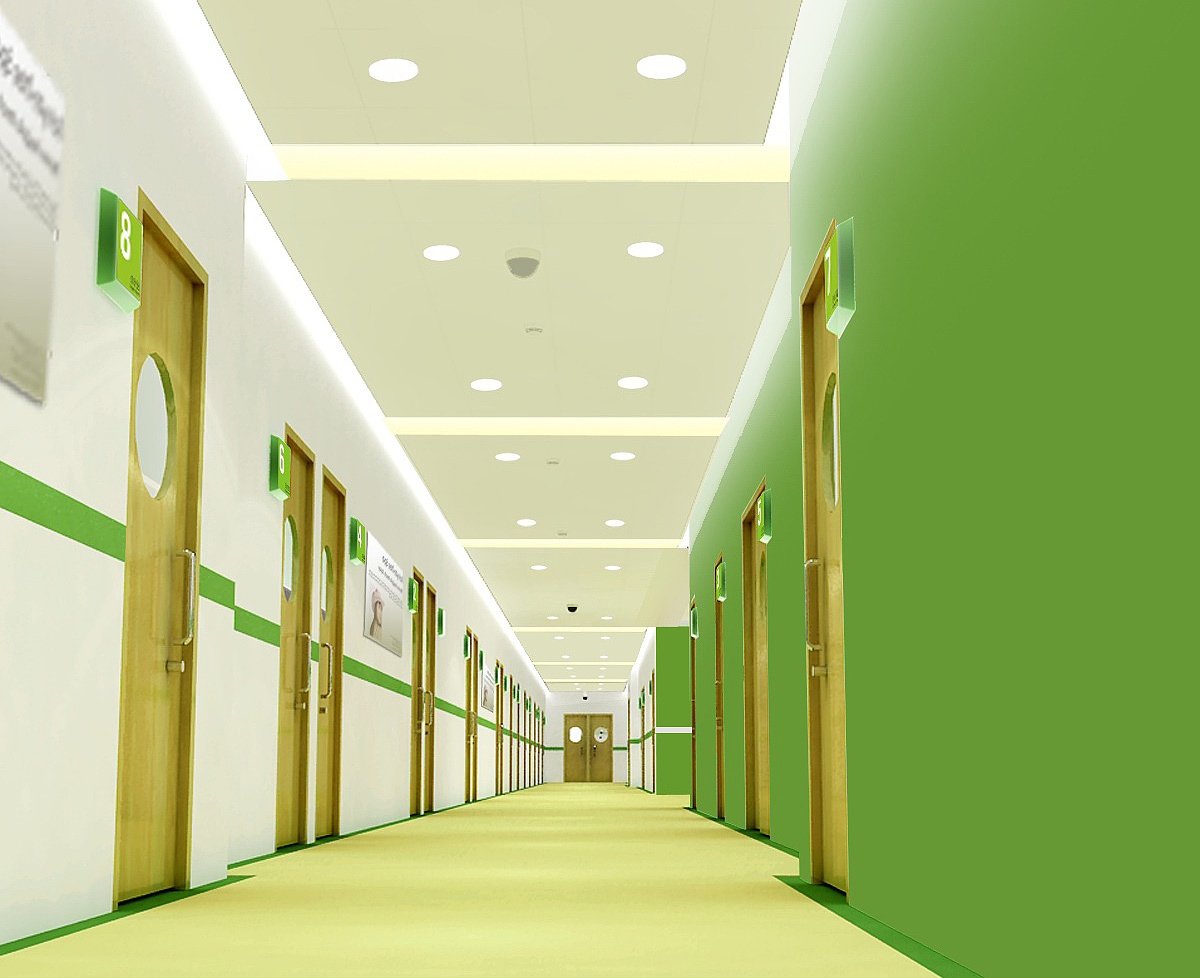 華美女子醫(yī)院形象墻